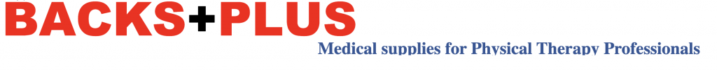BACKS+PLUS logo - medical supplies for physical therapy professionals